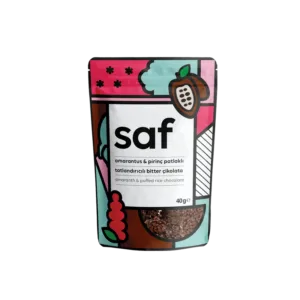 amarantlı & pirinç patlaklı çikolata 40 gr