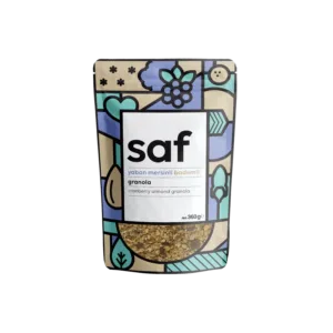 yaban mersinli & bademli granola 360 gr