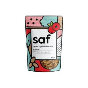 tahin & yaban mersinli granola 45 gr